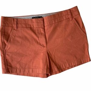 J. Crew Clay Low Rise Chino Women’s Shorts, Sz 10, 4” Inseam